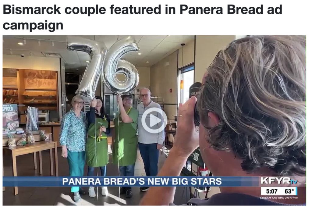 Bismarck couple featured in Panera Bread Ad Campaign